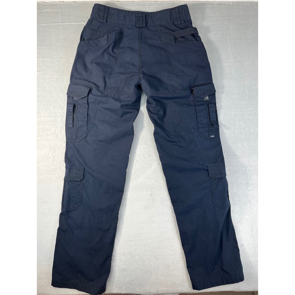 5.11 Tactical Stryke Cargo Pants Mens 34x36 Navy Blue Excellent Ripstop Utility - Picture 7 of 10